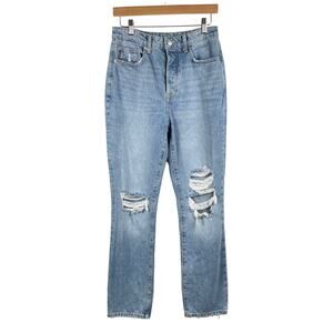 Lovers and Friends Reece High Rise Rigid Slim Straight Jean Robertson Size 26